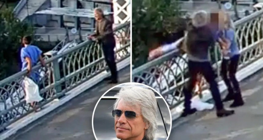 Bon Jovi salv&oacute; a una mujer que intent&oacute; tirarse de un puente